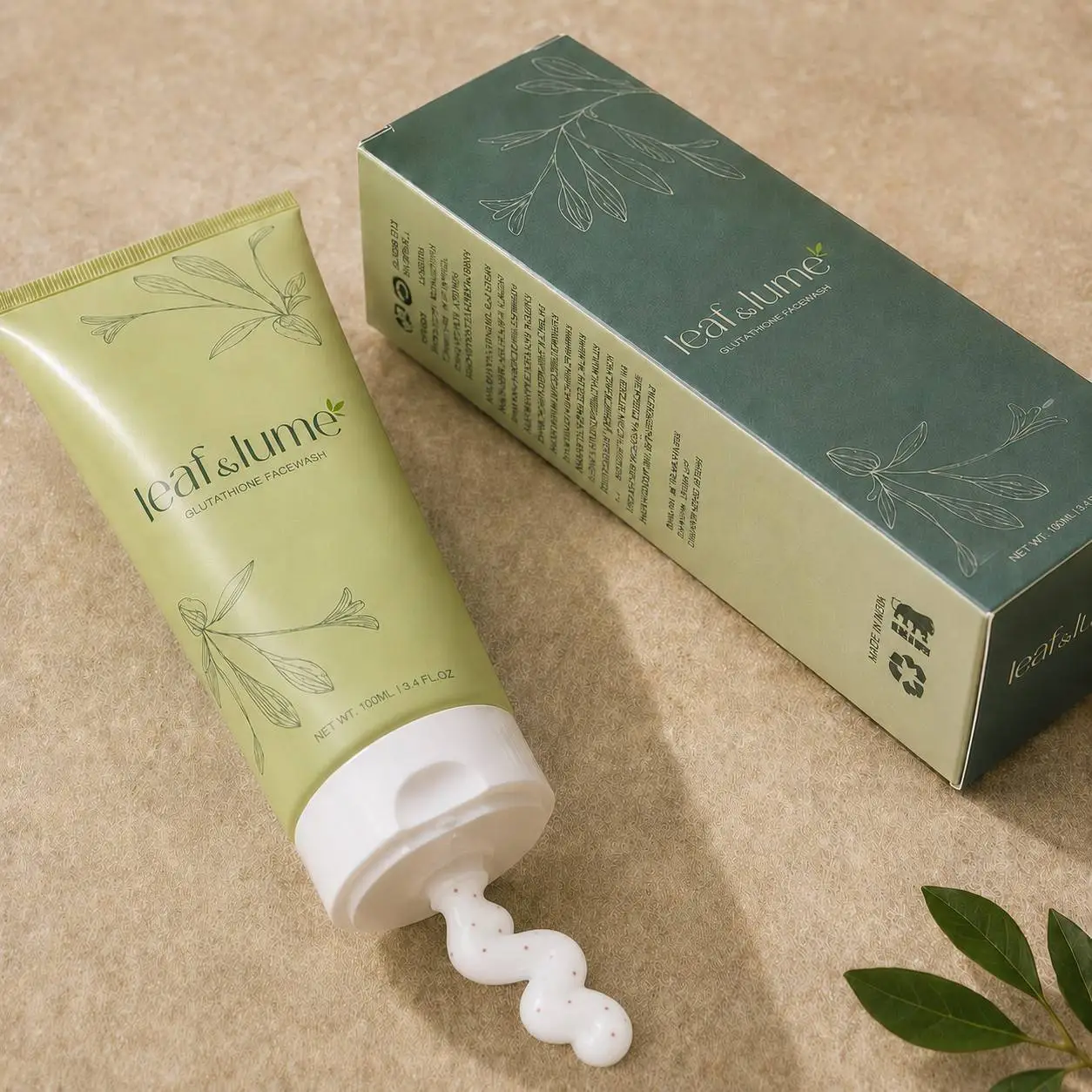 Leaf & lume Glutathione Facewash 100ml